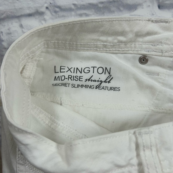 Jones New York Women's Straight Leg Jeans - White - Picture 7 of 8